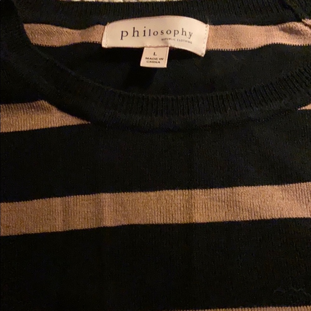 Philosophy sweater blouse